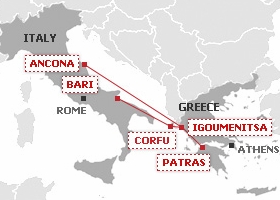 Superfast Ferry Italie Grece